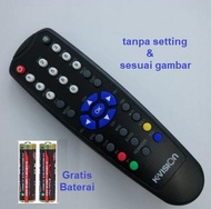 PROMO MURAH GRATIS BATERAI Remote Remot Parabola Receiver K-Vision C1000 / Tanpa Setting Langsung Dapat Digunakan/ receiver tv digital/receiver tv parabola/receiver tv antena/receiver tv murah/receiver tv android/receiver tv dvb t349_BOM13