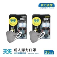 【天天】機車族立體口罩 25入/盒(醫療級+活性碳口罩)