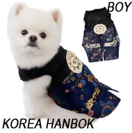 [ชุดฮันบกของเกาหลีชุดสำหรับสัตว์เลี้ยง] HAPPY &amp; PUPPY HANBOK สัตว์เลี้ยงสุนัข HANBOK ปรับปรุงชุด