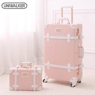 Uniwalkerกระเป๋าเดินทางแบบ2 In 1,กระเป๋าเครื่องสำอางค์ขนาด13นิ้วกระเป๋าเดินทางมีล้อขนาด13นิ้วลายน่ารักกระเป๋าเดินทางขนาด13 "+ 20"/13 "+ 22"/13 "+ 24"/13 ”+ 26”)