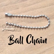 Ball chain / Keychain Tag / Key Ring / Keychain / DIY  Charms Amigurumi Name Tag Shrink art