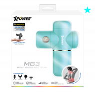 Xpower - MG3 迷你肌肉按摩槍 (粉藍色/湖水綠)(香港行貨) Xpower