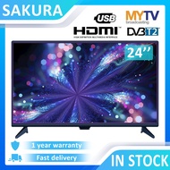 Sakura Digital TV 24/32/40 inch HD LED TV Model TCLGS24D (DVBT-2) Built in MYTV
