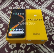 Realme Narzo 20 Ram 4/64 Second (Fullset Bergaransi)