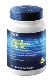 GNC 3倍超級魚油 60粒 (膠囊裝)