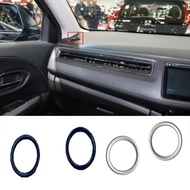 For Honda Vezel HRV RV 2021 2022 Dashboard Front Upper Air Conditioning Outlet Decoration Frame Trim Interior Car Accessories
