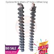 Cyclone Wire 4feet height x 20 feet long