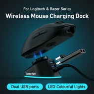 เมาส์สำหรับเล่นเกม Wireless Charger สำหรับ Logitech G403 G502 G703 G903 HERO Lightspeed Dock Station G PRO WIRELESS GPW 2 X Superlight