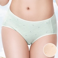 嬪婷-學生 環保系列有機棉 M-LL低腰生理內褲(天然黃) 日間生理-少女內褲