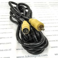 terlaris Kabel S-video male (pin 4) to 1 RCA 3m