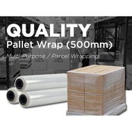 【Ready Stock】 Bundle of 6 - 500mm - Stretch Film Wrap - Shrink Wrap Pallet Roll - Wrapping - 218 Metre - Pallet Wrap