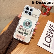 (Ready Stock) For Honor X9 X8 X7 4G 5G Case Cartoon Hamburger Coffee Pattern TPU Soft Fashion Shockproof Transparent Back Cover Casing For Honor X7 X8 X9 Silicone Couple Cover
