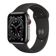 Apple Watch Series 6 (GPS+行動網路) 44 公釐不鏽鋼錶殼搭配運動型錶帶