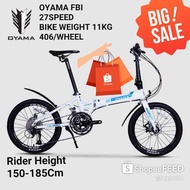 Oyama Bicycle (Taiwan) - FBI AX3 2022 - - - Folding Bike 20 Inch (Wheel 406)