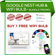 Google Nest Hub UK Plug free 1 with WiFi bulb
