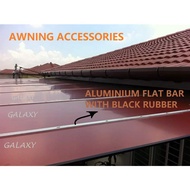 ( Awning / Roofing ) ACP Polycarbonate Endurance Plate Aluminum Flat Aluminum Bar Aluminium Flat Bar With Rubber