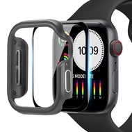 กรณีปก Crested สำหรับ Apple Watch 5 4 44 มิลลิเมตร 40 มิลลิเมตร TPU + อลูมิเนียมกรณีบางเฉียบเต็มป้องกันกรณีสำหรับฉันดูซีรีส์ 5 4 อุปกรณ์เสริม