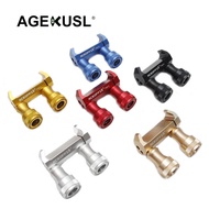Aceoffix Bike Quick Release Pedals Holder Bracket Adapter For Brompton 3 Sixty Pbike Fohon Folding Bike Saddle Mount For MKS Aceoffix Bicycle Pedals