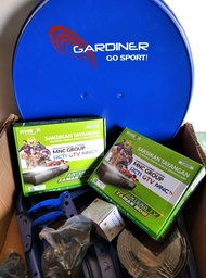 Paket parabola mini K-Vision Full set