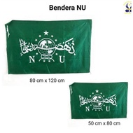 bendera nu ukuran 120x80 dan 80x50 (besar dan kecil) / bendera
