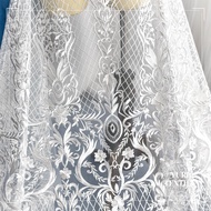 Premium Lace Tulle Fabric for Wedding Gown / Kain Lace Baju Pengantin