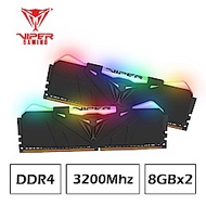 VIPER蟒龍 RGB Black DDR4 3200 16GB(2x8GB)桌上型記憶體