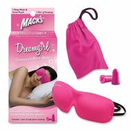 【淺眠者快速恢復套件】美國原裝進口 ~ Mack’s Contoured Sleep Mask【眼罩耳塞組】粉