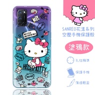 【Hello Kitty】OPPO A72 花漾系列 氣墊空壓 手機殼(塗鴉)