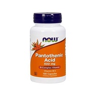 [PRE-ORDER] NOW Foods Pantothenic Acid 500mg, 100 Capsules (Pack of 2) (ETA: 2022-08-01)