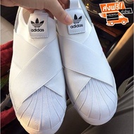 รองเท้าผ้าใบAdidas SUPERSTAR SLIP ONลดราคาล้างสต๊อค สวยตรงปก100%