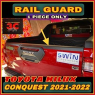 TOYOTA HILUX CONQUEST 2021-2022 RAIL GUARD (hilux accessories)