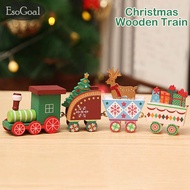 [Clearance Sale]EsoGoal Christmas Wooden Train Childrens Toys Gifts Christmas Creative Gifts Wooden Christmas Train Ornament Christmas Decoration For Home Santa Claus Gift Toy Crafts