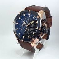 Alexandre Christie AC 6564 MC / Jam Tangan Pria AC6564 Alexander Cowok Kulit Chrono Sport Original