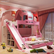✐☞✢Children s bed bunk bed girl pink bunk bed bunk bed bunk mother bed bunk boy blue
