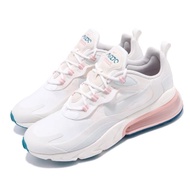 【NIKE 耐吉】休閒鞋 Air Max 270 React 男鞋 輕量 舒適 避震 氣墊 球鞋 穿搭 推薦 白 粉(AO4971-100)