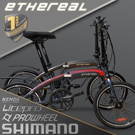 ⭐2021 NEW UPGRADED Japan Shimano 7 Speed Ethereal Entry Folding Bicycle Foldable Bike Foldie⭐