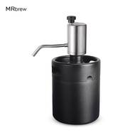 5L Matte Mini Beer Keg With Electric Keg Spear, Auto Stainless Steel Beer Dispensing Growler Kit,Auto Pump Best For Picnic