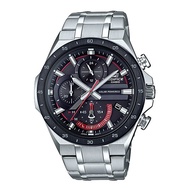 ✟❀❒Casio Edifice (EQS-920DB-1AVUDF) Silver Stainless Steel Strap 100 Meter Solar Chronograph Watch