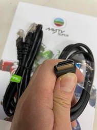 MYTV SUPER 原裝 1米HDMI CABLE +1米 LAN CABLE