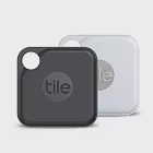 Tile 防丟小幫手-Pro 2.0 雙入組(可換電池) / 黑色+白色