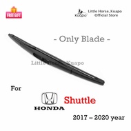 (Kuapo Quality) Honda Shuttle Rear Wiper Blade for 2015 to 2021 model SHUTLE Car Back Window Wipers (Rubber+Frame) by Kuapo