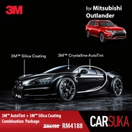 [3M SUV Gold Package] 3M Autofilm Tint and 3M Silica Glass Coating for Mitsubishi Outlander, year 2016 - Present (Deposit Only)