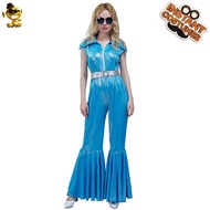 Women Retro 60'S 70'S Disco Costume Fancy Dress Lady's Disco Hippie Clothing Halloween Costumes