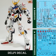 [Delpi Decal] Waterslide Decal - MG 1/100 Barbatos + Expansion (Normal/Hologram)(From Korea) ASW-G-08 Gundam Water Decal