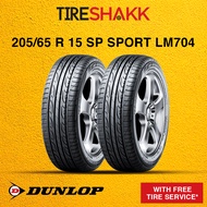 2 Dunlop 205/65 R 15 LM704 Passenger Car Tires