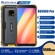Blackview BV4900 Pro 4GB + 64GB Octa-core Android 10 NFC Rugged Phone Unlocked, 13MP + 5MP Camera 5.7'' HD+ Screen 5580mAh Battery Dual SIM 4G Rugged Cell Phone Rugged Smartphone