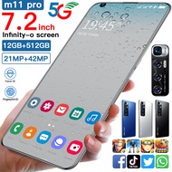 5G 【hp murah cuci gudang sunfury】 Ori hp RAM 12GB 512GB ROM M10 Handphone 7.3inci-6.1inch-4.0inci Promo Handphone dengan Harga Murah Ponsel Cuci Gudang 10.0 Mobile Phone 4800Mah Smart Ponsel M10 Plus Smartphone