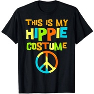 Cotton T Shirt This Is My Hippie Costume | Retro 60s 70s Outfit Party Wear  Birthday O-Neck TOP TEE