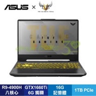 ASUS TUF Gaming A15 FA506IU-0021A4900H 幻影灰華碩薄邊框軍規電競筆電/R9-4900H/GTX1660Ti 6G/16G/1TB PCIe/15.6吋FHD 14