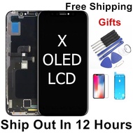 จอ LCD OLED สำหรับ Iphone,หน้าจออะไหล่สำหรับ Iphone X OLED XS MAX XR TFT พร้อมระบบสัมผัส3D